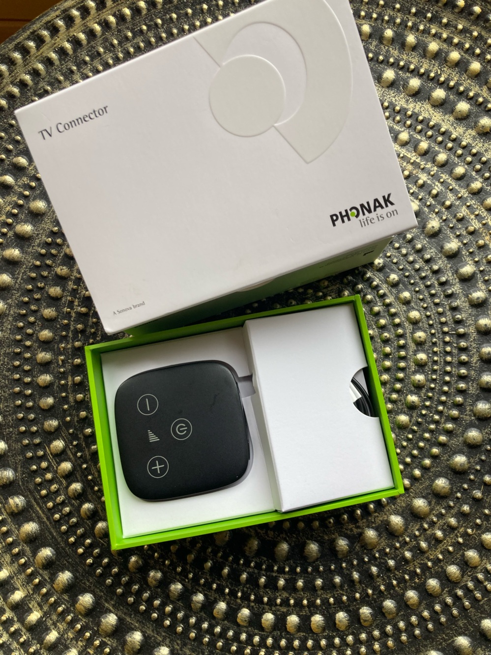 PHONAK TV connector. Unused.
